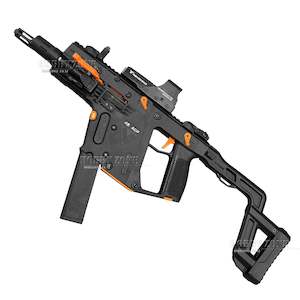 High End Gel Ball Blasters: "Halloween Swirls" LH Super Kriss Vector V2 Gel Ball Blaster [ID Check R18 + Requires Any One Membership: Airsoft, Paintball, or NZDA]