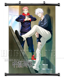 Jujutsu Kaisen 01 Sukuna and Gojo Wall Scroll