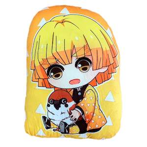 Cushions: Demon Slayer Zenitsu with Chuntaro Plush Velvet Cushion
