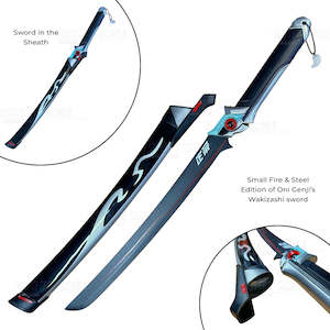 Overwatch Oni Genji’s Fire and Steel Small Dragonblade - Genji Deflecting Wakizashi