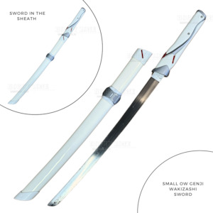 Armoury: Overwatch Genji White Wakizashi Small Dragonblade - Deflecting Blade