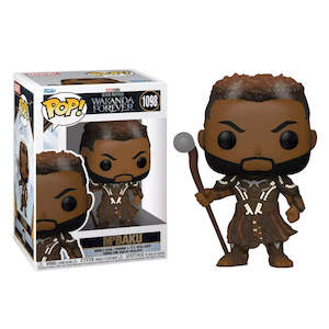 Marvel Merchandise: Black Panther: Wakanda Forever – M'Baku in Tribal Armor Holding Staff Pop! Vinyl Figure