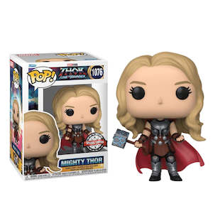 Thor: Love and Thunder – Mighty Thor with Reforged Mjolnir and Red Cape Pop! Vinyl Figure