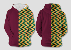 Hoodies: Demon Slayer - Giyu Tomioka Kimono Cosplay - Fleece Hoodie