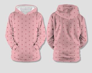 Hoodies: Demon Slayer - Nezuko Kamado Kimono Cosplay - Fleece Hoodie