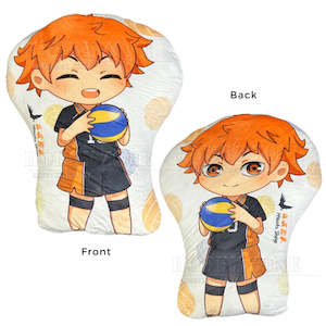 Haikyuu - Small Velvet Cushion - Hinata Shōyō in No. 10 Jersey Plush - Double Sided Pillow