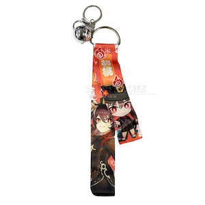 Keyrings: Genshin Impact Hu Tao Ribbon Keyring