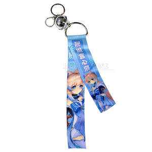 Keyrings: Genshin Impact Sangonomiya Kokomi Ribbon Keyring