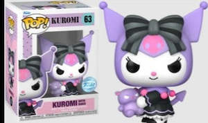 Cartoon Animations Pop Vinyl Figure: Hello Kitty - Kuromi with Baku Pop! Vinyl Figure