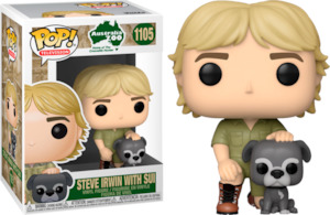 Celebrity Pop Vinyl Figures: The Crocodile Hunter - Steve Irwin with Sui Pop! Vinyl Figure