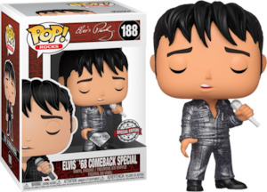 Elvis Presley '68 Comeback Special Diamond Glitter Pop! Vinyl Figure