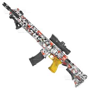 Limited Time Offer Deals Gel Ball Blasters: [R18+] "Tomato Crostini" QML Evolution Graffiti Gel Ball Blaster [ID Check Required]