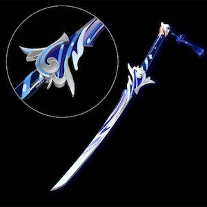 Genshin Impact – Haran Geppaku Futsu Sword – Kamisato Ayato’s Blade with White Sheath