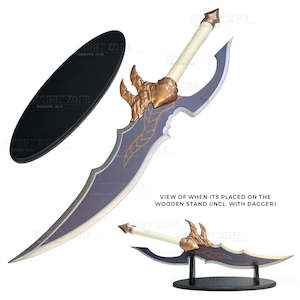 2025 New Sword Arrivals: Solo Leveling Kasaka's Venom Fang Blade with Wooden Stand