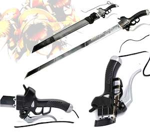 Attack on Titan Gunblade – Shingeki no Kyojin Single Sword with Trigger Handle