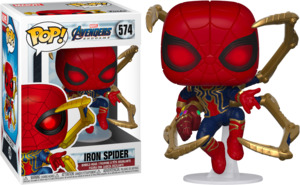 Superhero: Avengers Endgame - Iron Spider with Nano Gauntlet Pop! Vinyl Figure