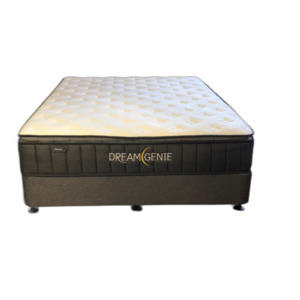 Super King Split Base With Dream Genie Medium Mattress (Auckland Central Free Delivery)