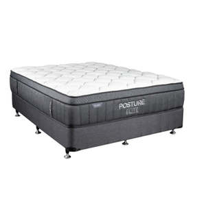 Posture Elite Plush Mattress with Bed Base (Auckland Free Delivery)