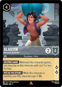 Lorcana Singles: Aladdin - Research Assistant