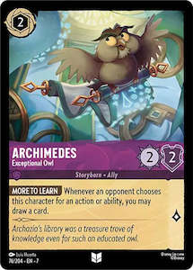 Lorcana Singles: Archimedes - Exceptional Owl