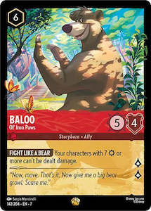 Lorcana Singles: Baloo - Ol' Iron Paws