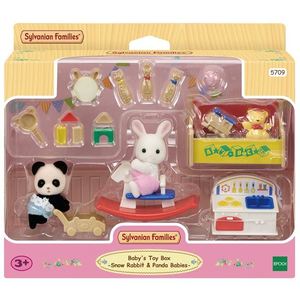 Products: Sylvanian Families - Baby's Toy Box (Snow Rabbit & Panda Babies)
