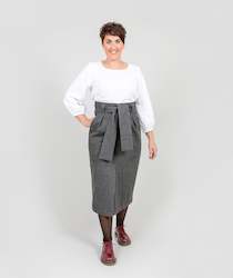 Jeans: The "All Wrapped Up Skirt" - Grey