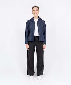 Jacket: Guardian Denim Jacket - Raw Stretch Denim