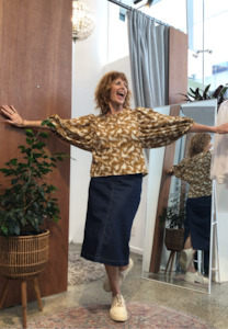 All Our Range: Riley Top - Organic Cotton Rust