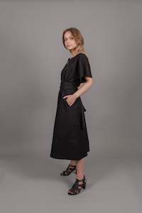 Obi Dress - Stretch Twill