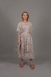 All Our Range: Obi Dress - Pink Moss