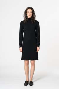 Dress: DINADI Merino Dress - Black