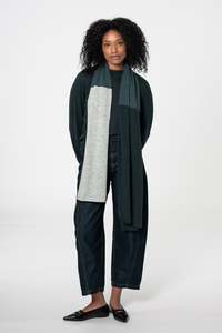 Products: DINADI Merino Scarf - Peacock Blocked