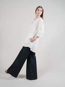 All Our Range: Organic Collarless Shirt