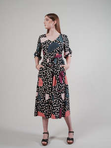 All Our Range: Jazz Dress - Black Print