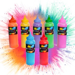 Colour Powder Squeeze Bottles