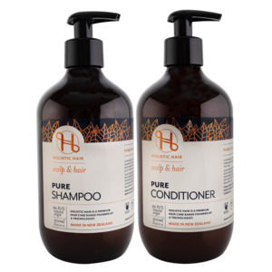 500ml Shampoos: Pure Shampoo and Conditioner 500ml Set