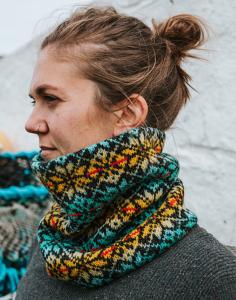 Pattern: Radiant Star Cowl - Jamieson & Smith Printed Pattern