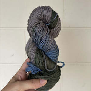 Re Loved Yarn: Hand-dyed 10ply - mountain - Re-loved