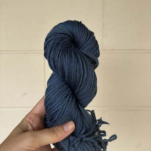 Re Loved Yarn: Hand-dyed 10ply - dark blue - Re-loved