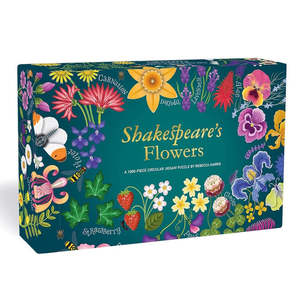 Puzzles: Thames & Hudson - Shakespeares Flowers 1,000 pc Round Puzzle