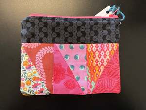Stationery And Fun Stuff: Nothing New Zip Pouch - Black Hexagon