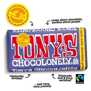 Tony's Chocolonely - Dark Milk Pretzel Toffee 180g