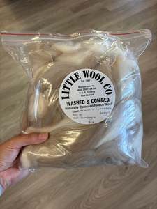 Little Wool Co Champagne Corriedale Sliver - Re-loved