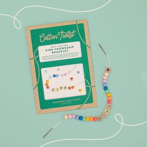 Cotton Twist: KIND Friendship Bracelet Kit