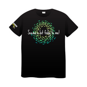 Products: A bit fishy T-Shirt Hollywood Fish Farm Online
