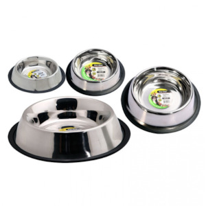 Pet One Anti-Skid Anti-Tip Stainless Steel Bowl Hollywood Fish Farm Online