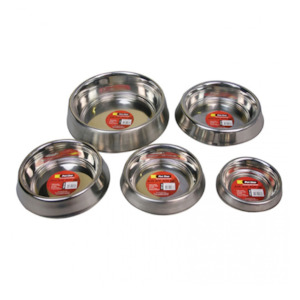 Products: Pet One Anti-Ant Anti-Tip Stainless Steel Bowl Hollywood Fish Farm Online