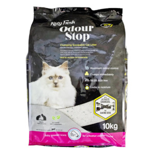 Kitty Fresh Odour Stop Clumping Cat Litter 10KG Hollywood Fish Farm Online