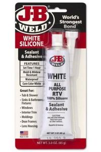 SILICONE WHITE ALL PRPS.RTV 85gr TUBE ''JB
